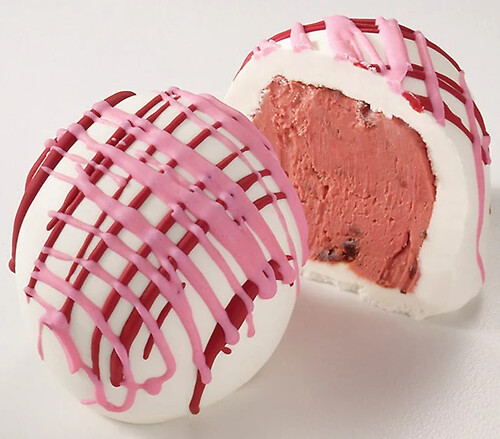 Very cherry cheesecake truffle
