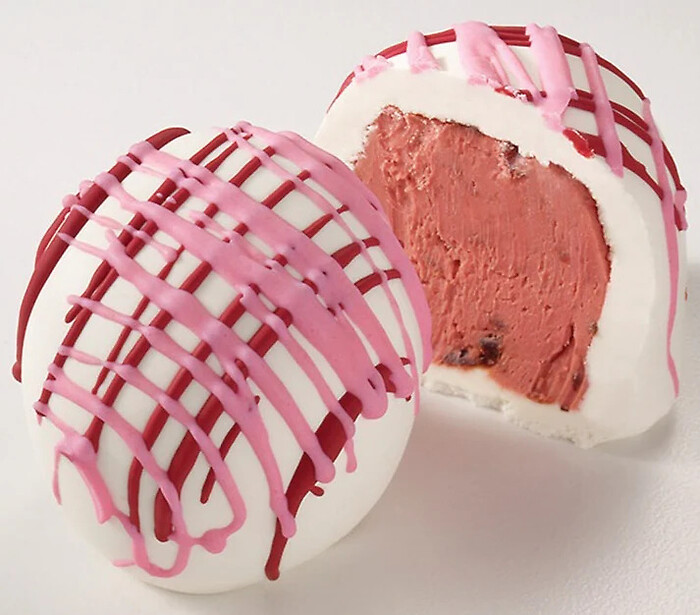 Very cherry cheesecake truffle