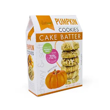 Pumpkin Cake Batter Cookies