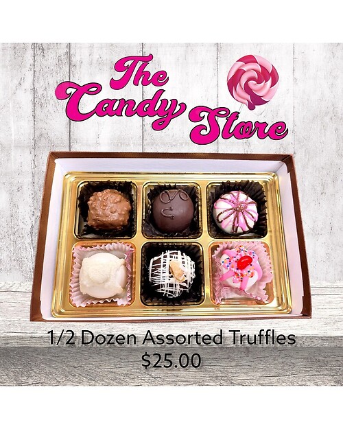 Half dozen Assorted truffles